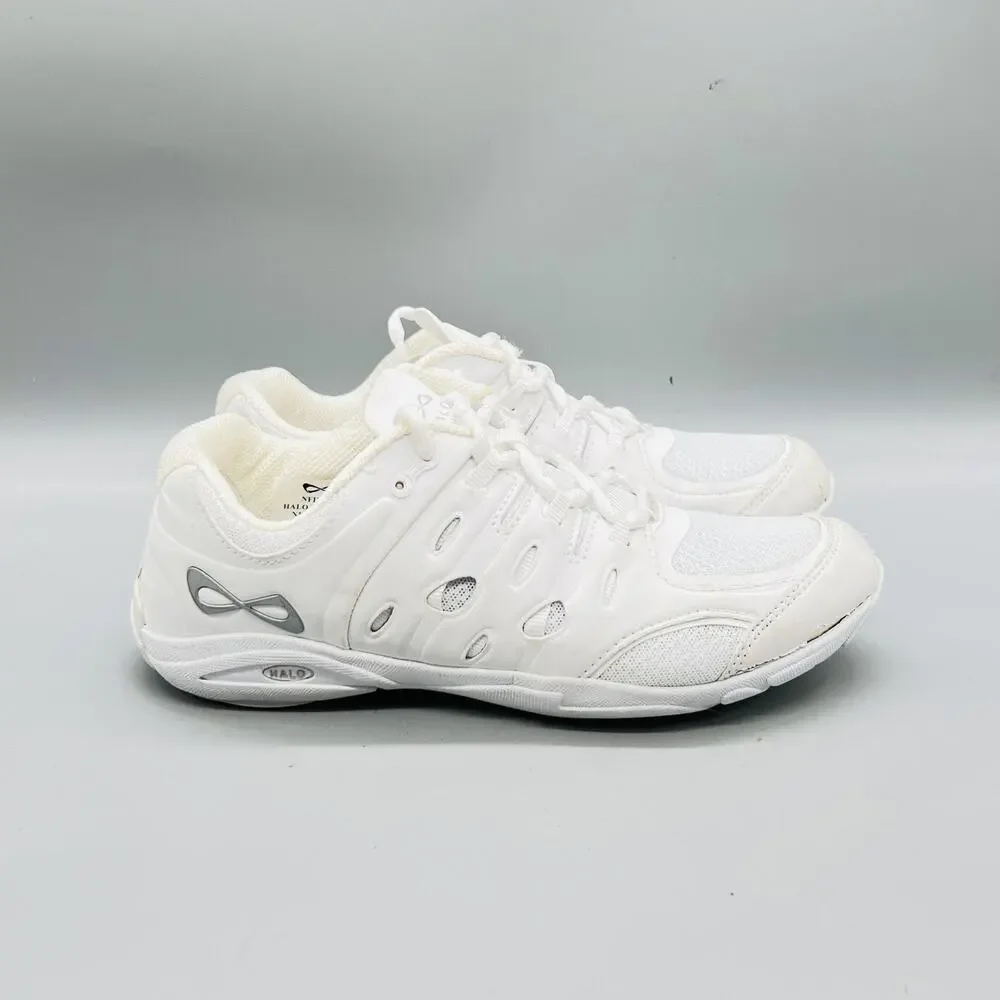 Nfinity Shoes Women 8 White Halo Defiance Cheerleading Athletic Sneakers Comfort